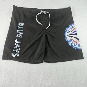 MLB Toronto Blue Jays Shorts Swim Trunks Men's Size XL Black
